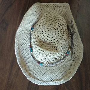 Straw cowboy hat